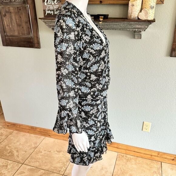 Veronica Beard Sean Silk Floral Mini Dress Size 6 - Picture 13 of 16